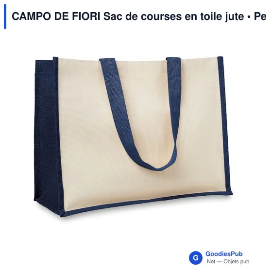 CAMPO DE FIORI Sac de courses en toile jute et - Image 11