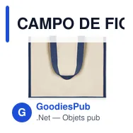 CAMPO DE FIORI Sac de courses en toile jute et - Miniature 12
