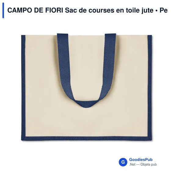CAMPO DE FIORI Sac de courses en toile jute et - Image 12
