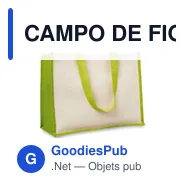 CAMPO DE FIORI Sac de courses en toile jute et - Miniature 9