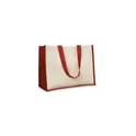 Variante rouge - CAMPO DE FIORI Sac de courses en toile jute et