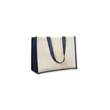 Variante bleu - CAMPO DE FIORI Sac de courses en toile jute et