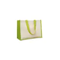 Variante vert citron - CAMPO DE FIORI Sac de courses en toile jute et