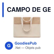 CAMPO DE GELI Sac shopping en toile et jute - Miniature 3