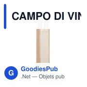 CAMPO DI VINO Sac en jute pour une bouteille - Miniature 1