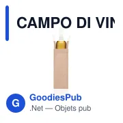 CAMPO DI VINO Sac en jute pour une bouteille - Miniature 5