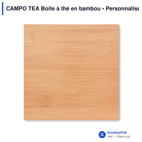 CAMPO TEA Boîte à thé en bambou - Image 2