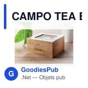 CAMPO TEA Boîte à thé en bambou - Miniature 5