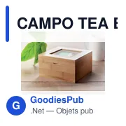 CAMPO TEA Boîte à thé en bambou - Miniature 6
