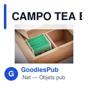 CAMPO TEA Boîte à thé en bambou - Miniature 7