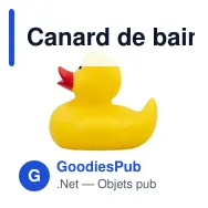 Canard de bain personnalisable avec logo - Alysson - Miniature 4