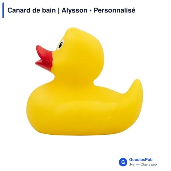 Canard de bain personnalisable avec logo - Alysson - Image 4