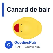Canard de bain personnalisable avec logo - Alysson - Miniature 5