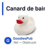 Canard de bain personnalisable avec logo - Alysson - Miniature 6