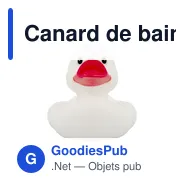 Canard de bain personnalisable avec logo - Alysson - Miniature 7
