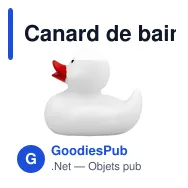 Canard de bain personnalisable avec logo - Alysson - Miniature 9