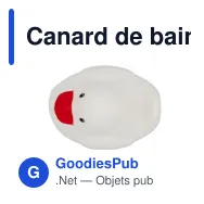 Canard de bain personnalisable avec logo - Alysson - Miniature 10