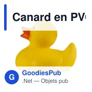 Canard en PVC Mirta - Miniature 2