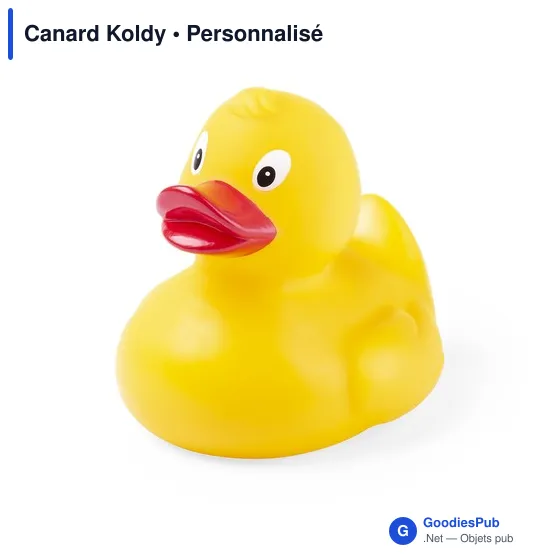 Canard Koldy personnalisable en PVC avec logo pour loisirs - Image 11