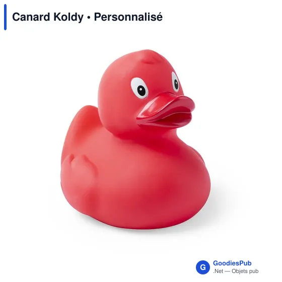 Canard Koldy personnalisable en PVC avec logo pour loisirs - Image 5