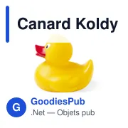 Canard Koldy personnalisable en PVC avec logo pour loisirs - Miniature 8