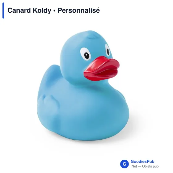 Canard Koldy personnalisable en PVC avec logo pour loisirs - Image 9