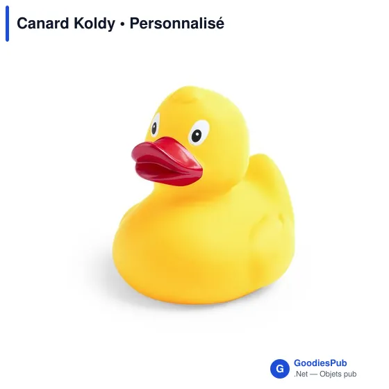 Canard Koldy personnalisable en PVC avec logo pour loisirs - Image 10