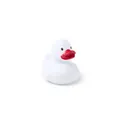 Variante blanc - Canard Koldy personnalisable en PVC avec logo pour loisirs
