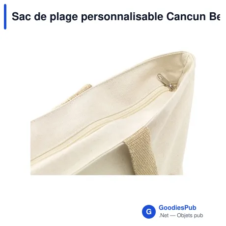 Sac de plage personnalisable Cancun Beachbag avec logo