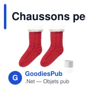 Chaussons personnalisables avec logo pour entreprises - Modèle Canichie - Miniature 2