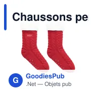 Chaussons personnalisables avec logo pour entreprises - Modèle Canichie - Miniature 4