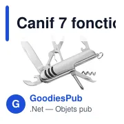 Canif 7 fonctions en acier inoxydable Aiden - Miniature 2