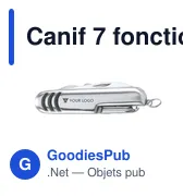 Canif 7 fonctions en acier inoxydable Aiden - Miniature 3