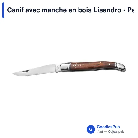 Canif avec manche en bois Lisandro