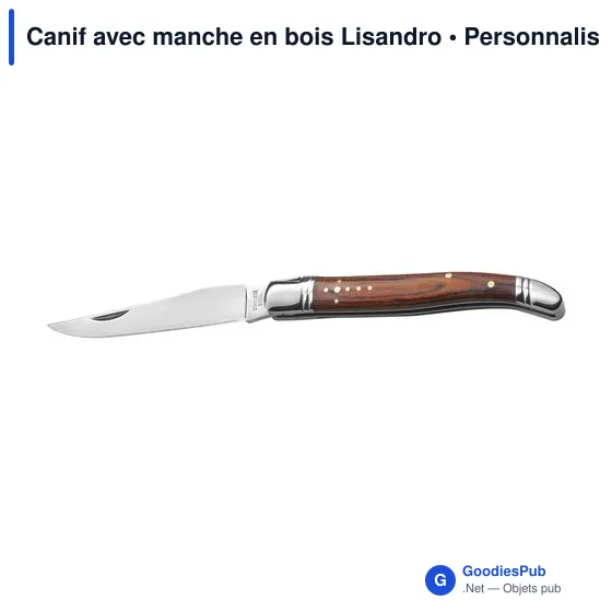 Canif avec manche en bois Lisandro - Image 1