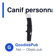 Canif personnalisable en acier inoxydable avec logo - modèle Anne - Miniature 2