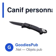 Canif personnalisable en acier inoxydable avec logo - modèle Anne - Miniature 7