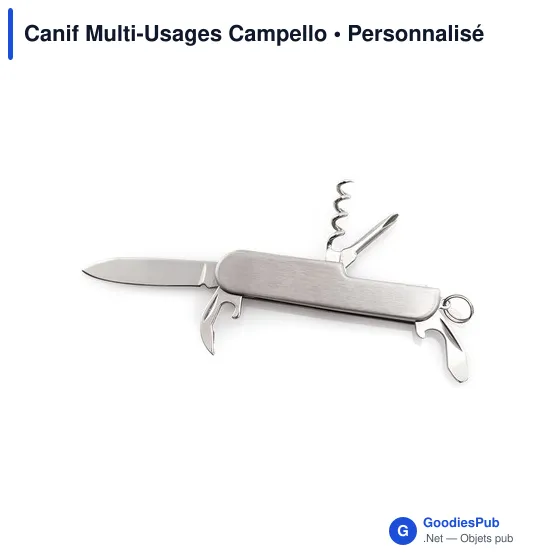 Couteau de poche multifonctions personnalisable avec logo - Campello - Image 3