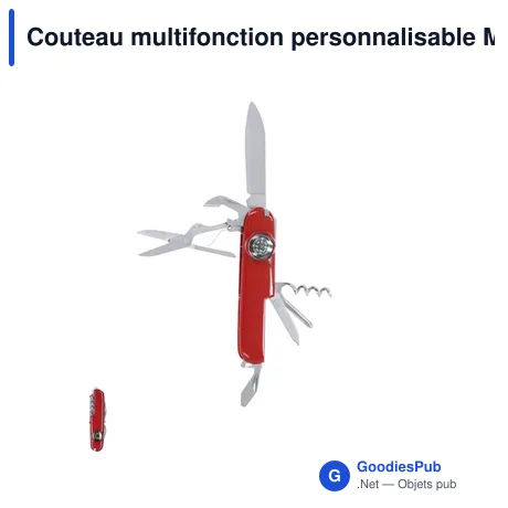 Couteau multifonction personnalisable Mixtil avec logo