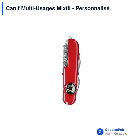 Couteau multifonction personnalisable Mixtil avec logo - Image 2