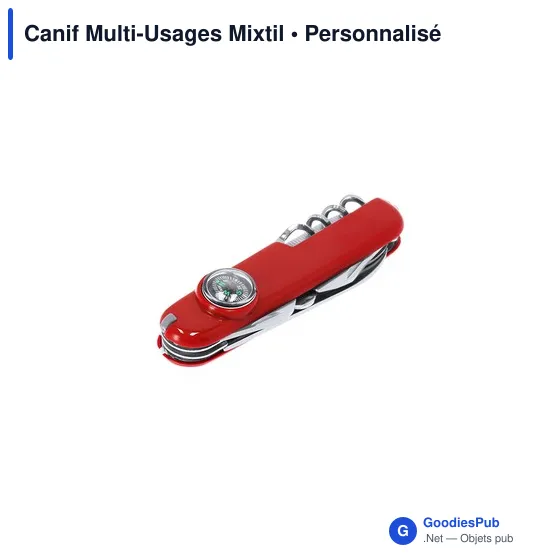 Couteau multifonction personnalisable Mixtil avec logo - Image 4