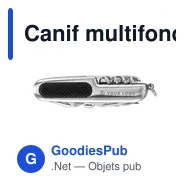 Canif multifonction personnalisable en acier inoxydable avec logo - Miniature 6