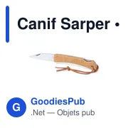Canif Sarper - Miniature 3