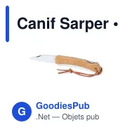 Canif Sarper - Miniature 4