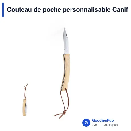 Couteau de poche personnalisable Canif Sultan avec logo