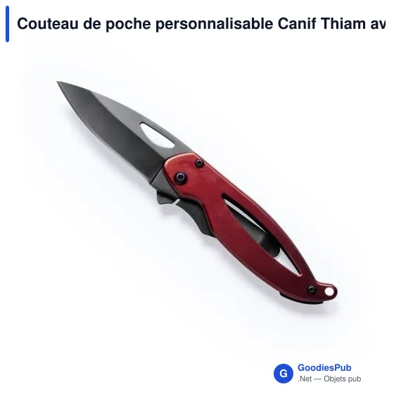 Couteau de poche personnalisable Canif Thiam avec logo - Image 12