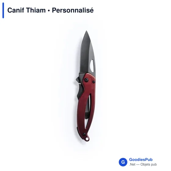 Couteau de poche personnalisable Canif Thiam avec logo - Image 5