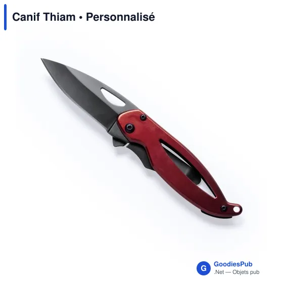 Couteau de poche personnalisable Canif Thiam avec logo - Image 6