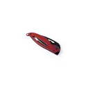 Variante rouge - Couteau de poche personnalisable Canif Thiam avec logo