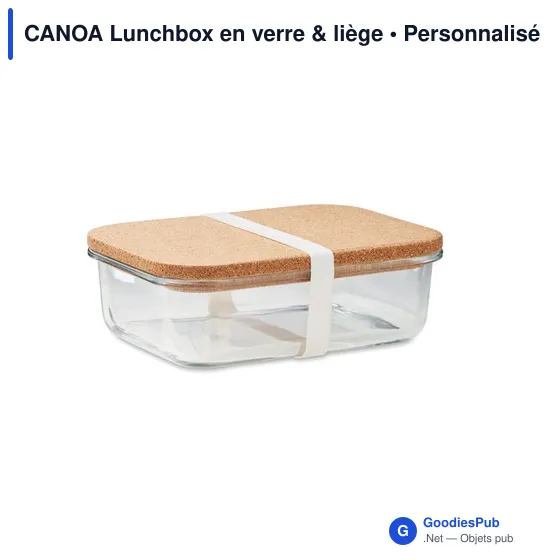 CANOA Lunchbox en verre & liège - Image 1
